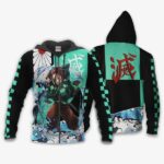 Hoodie zippé Tanjiro Kamado – Demon Slayer