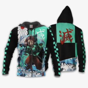 Hoodie zippé Tanjiro Kamado – Demon Slayer
