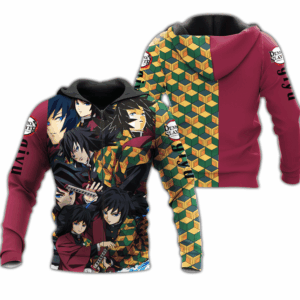 Hoodie zippé Giyu Tomioka – Demon Slayer