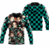 Hoodie zippé Tanjiro Kamado – Demon Slayer