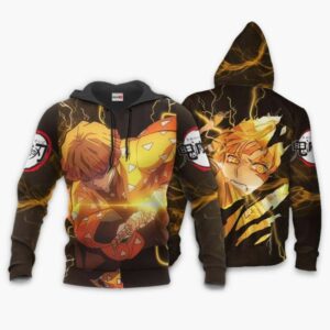 Sweat à capuche Zenitsu Agatsuma Thunder – Demon Slayer