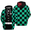 Sweat à capuche Tanjiro Kamado Green Costume – Demon Slayer