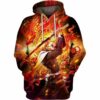 Sweat à capuche Rengoku Kyojuro Breath of Flames – Demon Slayer
