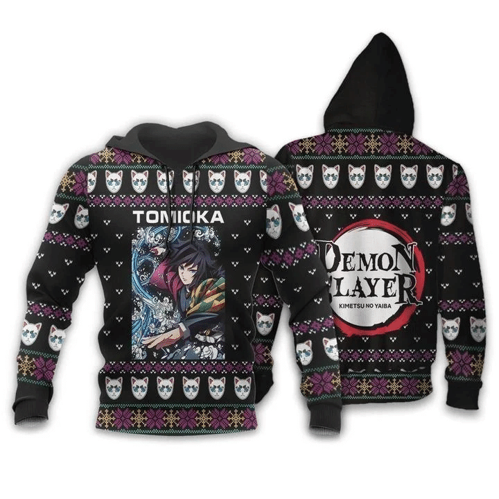 Sweat à capuche Giyu Tomioka Ugly Christmas – Demon Slayer