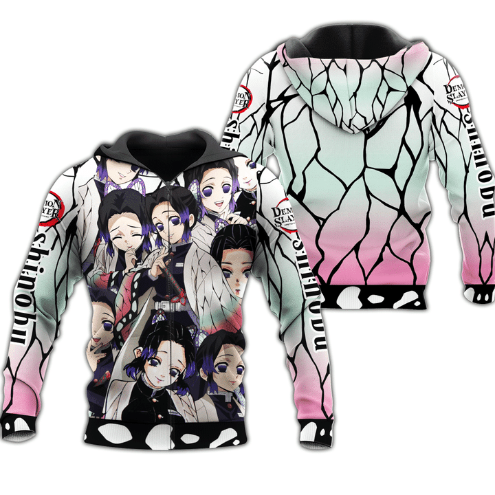 Hoodie zippé Shinobu Kocho – Demon Slayer