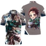 Polo Tanjiro Kamado Fighting – Demon Slayer