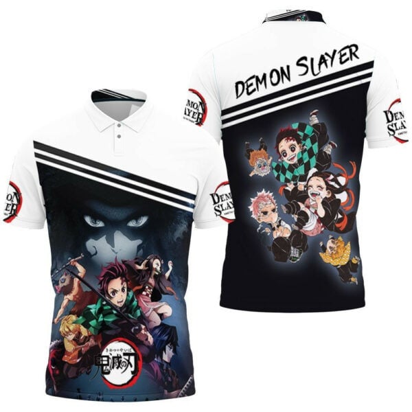 Polo Nezuko, Tanjiro & Inosuke V2 – Demon Slayer