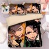 Housse de couette Demon Slayer Classic – Kimetsu no Yaiba Parure de lit Ensemble de literie
