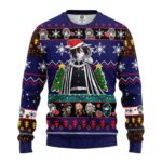 Pull de Noël moche Obanai Iguro – Ugly Christmas Sweater Demon Slayer
