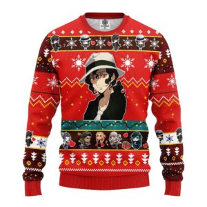 Pull de Noël moche Muzan Kibutsuji – Ugly Christmas Sweater Demon Slayer