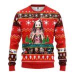 Pull de Noël moche Nezuko Kamado – Ugly Christmas Sweater Demon Slayer