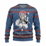 Pull de Noël moche Akaza – Ugly Christmas Sweater Demon Slayer