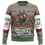 Pull de Noël moche Tanjiro Kamado – Ugly Christmas Sweater Demon Slayer