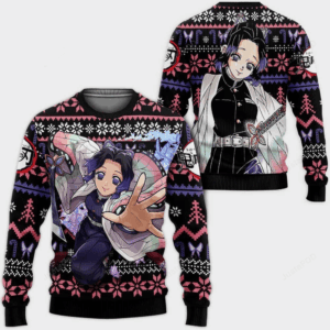 Pull de Noël moche Shinobu Kocho – Ugly Christmas Sweater Demon Slayer
