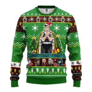 Pull de Noël moche Gyomei Himejima – Ugly Christmas Sweater Demon Slayer