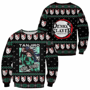 Pull de Noël moche Tanjiro Kamado – Ugly Christmas Sweater Demon Slayer