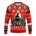 Pull de Noël moche Rengoku Kyojuro – Ugly Christmas Sweater Demon Slayer