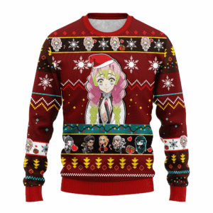 Pull de Noël moche Mitsuri Kanroji – Ugly Christmas Sweater Demon Slayer