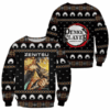 Pull de Noël moche Zenitsu Agatsuma – Ugly Christmas Sweater Demon Slayer