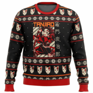 Pull de Noël moche Tanjiro Kamado – Ugly Christmas Sweater Demon Slayer
