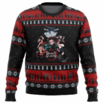 Pull de Noël moche Tanjiro Kamado – Ugly Christmas Sweater Demon Slayer