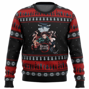 Pull de Noël moche Tanjiro Kamado – Ugly Christmas Sweater Demon Slayer