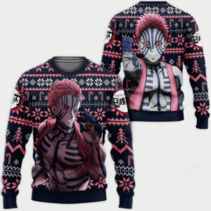 Pull de Noël moche Akaza – Ugly Christmas Sweater Demon Slayer