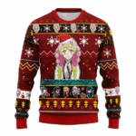 Pull de Noël moche Mitsuri Kanroji – Ugly Christmas Sweater Demon Slayer