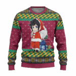 Pull de Noël moche Giyu Tomioka – Ugly Christmas Sweater Demon Slayer