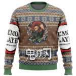Pull de Noël moche Tanjiro Kamado – Ugly Christmas Sweater Demon Slayer