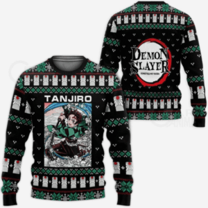 Pull de Noël moche Tanjiro Kamado – Ugly Christmas Sweater Demon Slayer