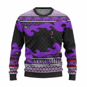 Pull de Noël moche Kokushibo – Ugly Christmas Sweater Demon Slayer