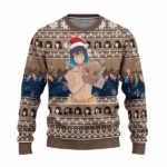 Pull de Noël moche Inosuke Hashibira – Ugly Christmas Sweater Demon Slayer