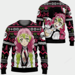 Pull de Noël moche Mitsuri Kanroji – Ugly Christmas Sweater Demon Slayer