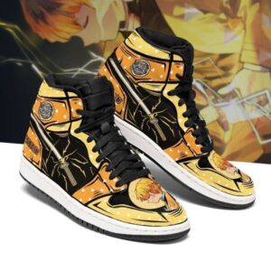 Baskets montantes Air Jordan Zenitsu – Chaussures montantes Demon Slayer