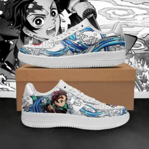 Baskets Air Force 1 Tanjiro Water Breathing – Chaussures Demon Slayer