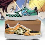 Baskets Air Force 1 Tanjiro & Zenitsu Skill – Chaussures Demon Slayer