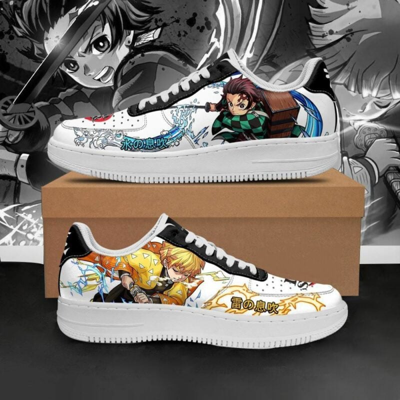 Baskets Air Force 1 Tanjiro & Zenitsu – Chaussures Demon Slayer