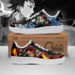 Baskets Air Force 1 Tanjiro Water & Sun Style – Chaussures Demon Slayer