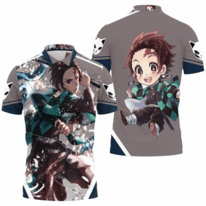 Polo Tanjiro Kamado (Mens & Womens) – Demon Slayer