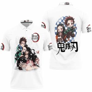 Polo Tanjiro & Nezuko Hug – Demon Slayer