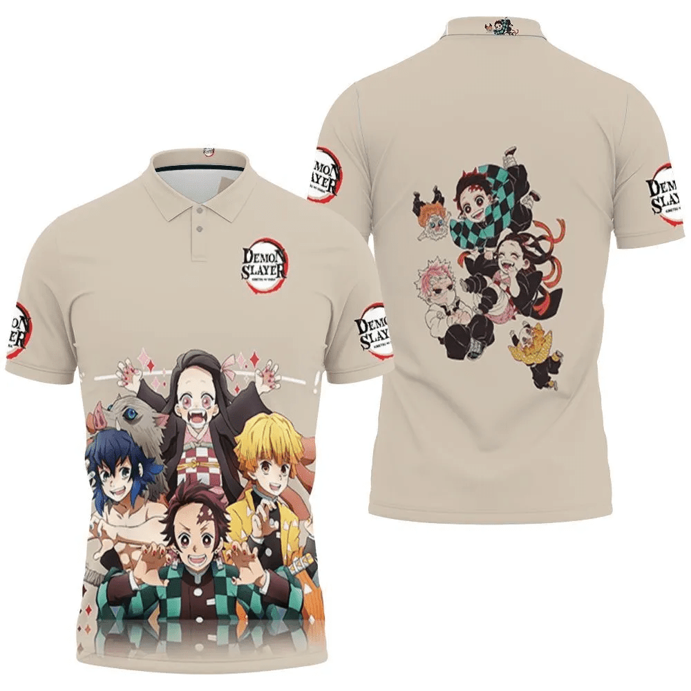 Polo Tanjiro, Nezuko & Inosuke – Demon Slayer