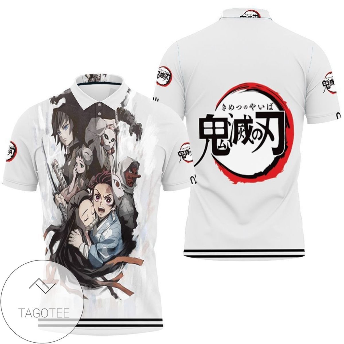 Polo Team Kanjiro Nezuko Inosuke – Demon Slayer