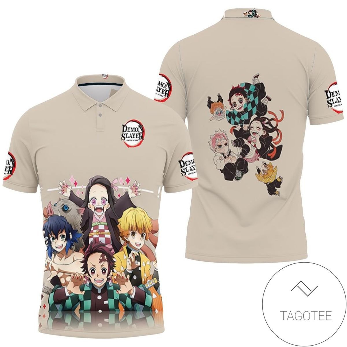 Polo Tanjiro, Nezuko & Inosuke – Demon Slayer