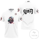 Polo Tanjiro & Nezuko Grow Up Edition White – Demon Slayer