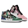Baskets montantes Air Jordan Nezuko & Tanjiro – Chaussures montantes Demon Slayer