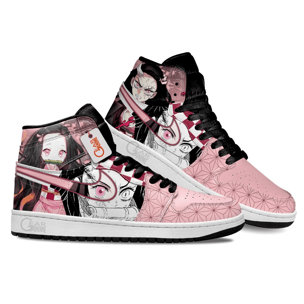 Baskets montantes Air Jordan Nezuko – Chaussures montantes Demon Slayer