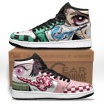 Baskets montantes Air Jordan Tanjiro & Nezuko – Chaussures montantes Demon Slayer