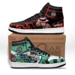 Baskets montantes Air Jordan Tanjiro & Muzan – Chaussures montantes Demon Slayer