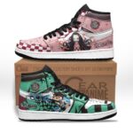 Baskets montantes Air Jordan Tanjiro & Nezuko – Chaussures montantes Demon Slayer